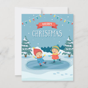 Weihnachts Kinder Feiertagskarte
