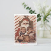 Weihnachts-Kinder Feiertagspostkarte (Stehend Vorderseite)