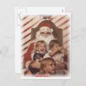 Weihnachts-Kinder Feiertagspostkarte (Vorne/Hinten)