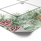 Weihnachts-Kinderdusche Ratgeber Fälligkeitsplan Poster (Ecke)