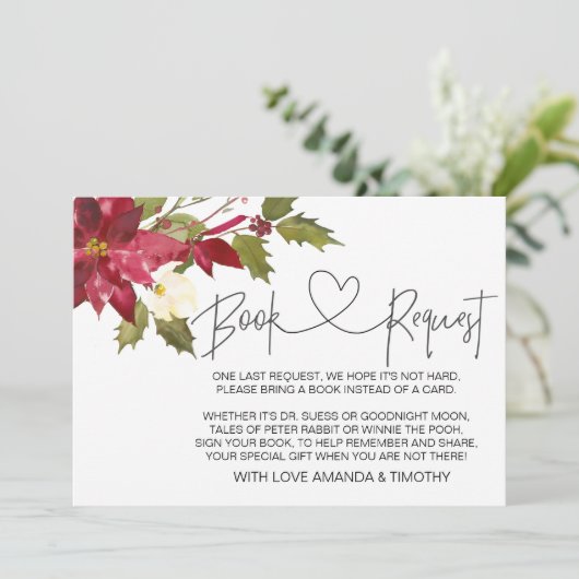 Weihnachts-Kinderdusche Reservierungskarten Einladung (Stehend Vorderseite)