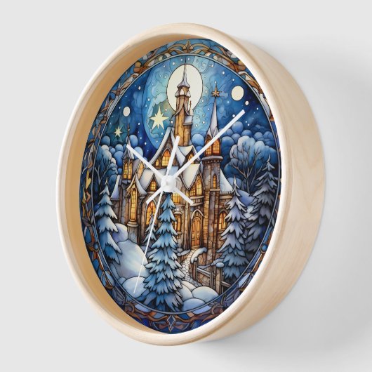 Weihnachts-Kirchenmauer Uhr (Winkel)