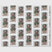 Weihnachts-Kiss-Wrapping Paper Geschenkpapier (Flach)