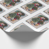Weihnachts-Kiss-Wrapping Paper Geschenkpapier (Ecke)