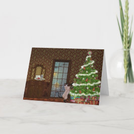 Weihnachts-Kitekarte Feiertagskarte