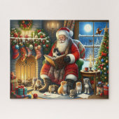 Weihnachts Kitten Storytime Puzzle (Horizontal)