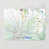 Weihnachts-Kittenbaumvorführungen Feiertagspostkarte (Rückseite)