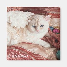 Weihnachts-Kitty Engel Magnet