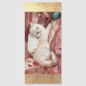 Weihnachts-Kitty Engel Magnetkarte (Vorderseite)