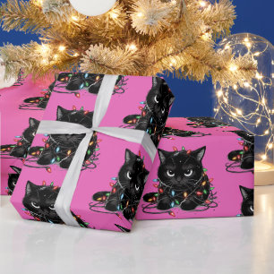 Weihnachts-Kitty Geschenkpapier