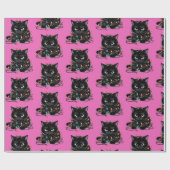 Weihnachts-Kitty Geschenkpapier (Flach)