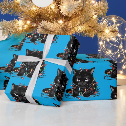 Weihnachts-Kitty Geschenkpapier (Feiertage)