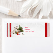 Weihnachts-Kitty-Rücksendeadresse (Insitu)