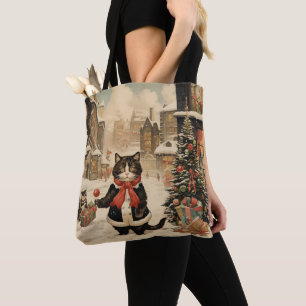 Weihnachts Kitty Snowy Day Tasche