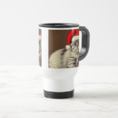 Weihnachts-Kitty-Weihnachtsmannmütze Reisebecher (VorderseiteRechts)