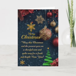 Weihnachts-Klapp-Grußkarte Karte