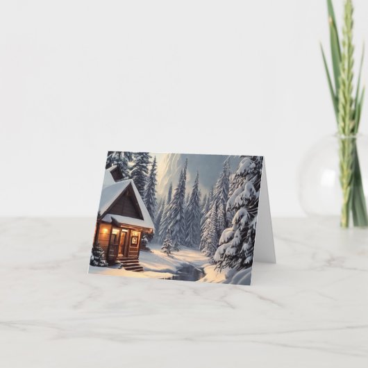Weihnachts-Klappgrußkarte Karte (Vorderseite)