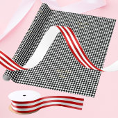 Weihnachts-Klasse Chic Red White Stripes Geschenk Satinband