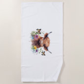 Weihnachts-Klassik-T - Shirt Strandtuch (Vorderseite)