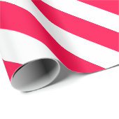 Weihnachts-Klassik Template Rot Weiß Streifen Geschenkpapier (Rolleneckpunkt)