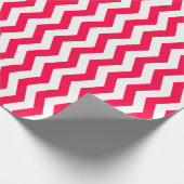 Weihnachts Klassischer Roter Streifen Nostalgische Geschenkpapier (Ecke)