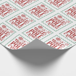 Weihnachts-Klauseln Express Lieferung Geschenkpapier