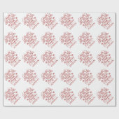 Weihnachts-Klauseln Express Lieferung Geschenkpapier (Flach)