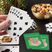 Weihnachts-kleine Geschenk Spielkarten (In Situ)
