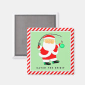 Weihnachts-Kleine Geschenke fischen Magnet (Vorderseite/Rückseite)