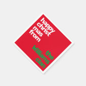 Weihnachts-Kleinstpapier mit modernem Party rot Serviette (Ecke)