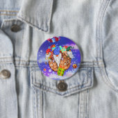 Weihnachts-Knopfgläser fliegen und gibt Geschenke Button (Beispiel)