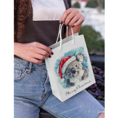Weihnachts-Koala, anpassbar Mittlere Geschenktüte
