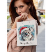 Weihnachts-Koala, anpassbar Mittlere Geschenktüte