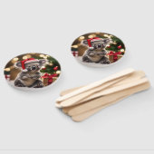 Weihnachts-Koala-Bär mit Weihnachtsmannmütze, Fächer (Non-assembled)