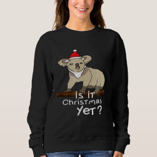 Weihnachts-Koala-Bären-Weihnachtsmannmütze - Pajam Sweatshirt