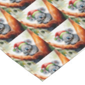 Weihnachts-Koala-Weihnachtsmannmütze in Gumtree Tischdecke (Schrägansicht)