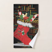 Weihnachts-Koch Schürze Badhandtuch Set (Handtuch)