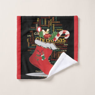 Weihnachts-Koch Schürze Badhandtuch Set