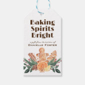 Weihnachts-Kochgeschenk aus der Küche Geschenkanhänger (Vorderseite)