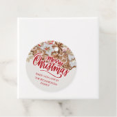 Weihnachts-Kochgeschenk gebacken mit Liebe Urlaub Geschenkanhänger (Beispiel)