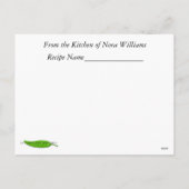 Weihnachts-Kochkarte Feiertagspostkarte (Rückseite)