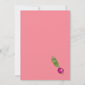 Weihnachts-kosmopolitische Einladungen (Rückseite)