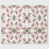 Weihnachts-Kraft-Umschlagpapier Geschenkpapier (Flach)