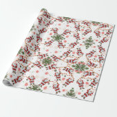 Weihnachts-Kraft-Umschlagpapier Geschenkpapier (Ungerollt)