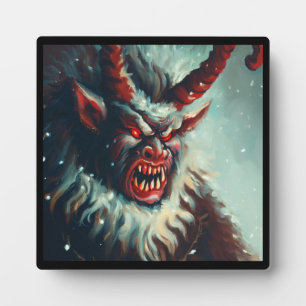 Weihnachts-Krampus 3 Fotoplatte