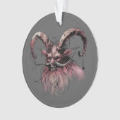 Weihnachts-Krampus Ornament (Vorderseite)