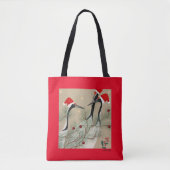 Weihnachts-Krane Tasche (Vorderseite)