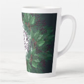 Weihnachts-Kranich-glückliche Feiertage! Christmas Milchtasse (Rechts)