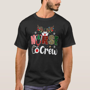 Weihnachts-Krankenschwester-Crew für Frauen Oberte T-Shirt