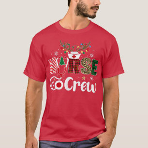 Weihnachts-Krankenschwester Crew für Frauen Scrub T-Shirt